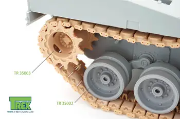 T-REX 85046 1/35 M1A1/A2 Abrams T-158LL Piese Active Versiune (Accesorii) Imagine 2