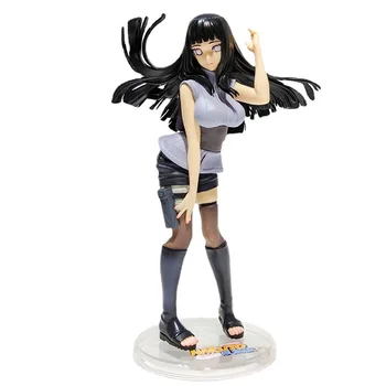 Anime Naruto Aibă Hinata Model de Papusa Figurina Desktop Bijuterie 20CM PVC figurina de Colectie Model de Jucărie pentru Copii Cadouri Imagine 2