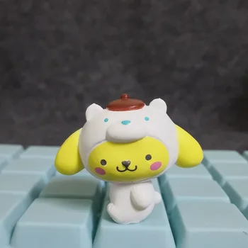 Sanrio Anime Cifre Melodie Kt De Cat Cinnamoroll Pom Pom Purin Pochacco Kawaii Vara Seria De Gheață Copii Jucării De Crăciun Cadouri Diy Imagine 2