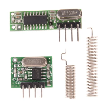 Nou 1 buc 433 Mhz Semnal RF Receptor și Transmițător Module Pentru Arduino Uno Modulul Wireless Diy Kit 433Mhz Control de la Distanță Imagine 2