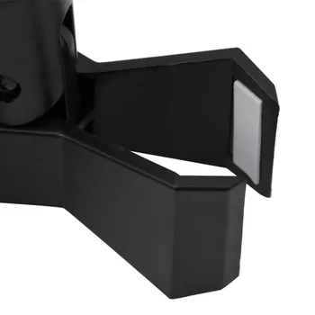 Durabil, Flexibil Microfon Mic Stand de Accesorii Clemă de Plastic Clip Titularul Muntele Negru se Potrivește tuturor dimensiune standard microfoane-M26 Imagine 2