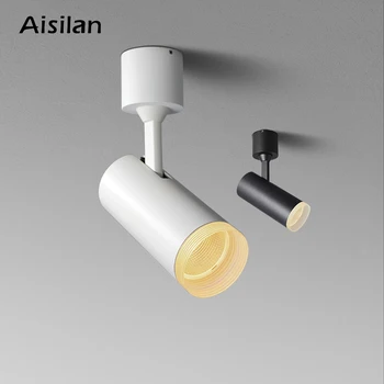 Aisilan Nordic Plafon cu LED-uri Spoturi Montate pe Suprafață AC85V-240V Alb/Negru 7W/9W pentru Living Home Office Iluminat Comercial Imagine 2