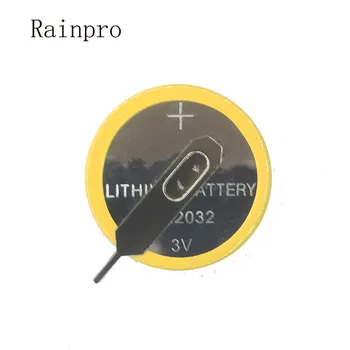 Rainpro 10BUC/LOT CR2032 baterie Buton vertical sudare pin 3V 2 pini Imagine 2