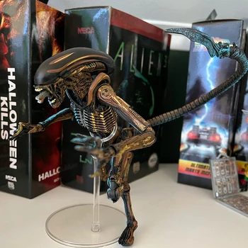 NECA Alien 3 Cainele Extraterestru Albastru Xenomorph figurina de Colectie Model de Jucărie Jucării Clasice Imagine 2