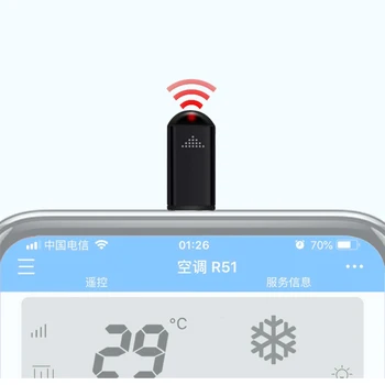 Tip C Mini Smart IR Aparate fără Fir Infraroșu Control de la Distanță Adaptor de Telefon Mobil de Control de la Distanță Pentru Android TV BOX TV Imagine 2