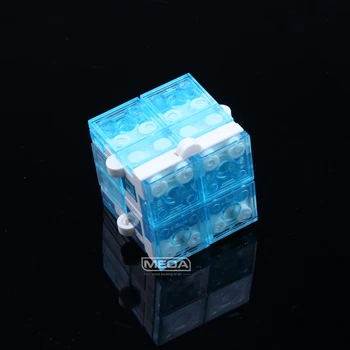 Decompresie Infinit Flip Rubik Bloc Cub Portabil Jucării 64pcs DIY Cărămizi Nelimitat Transformarea Pătrat Pliere Jucărie Imagine 2