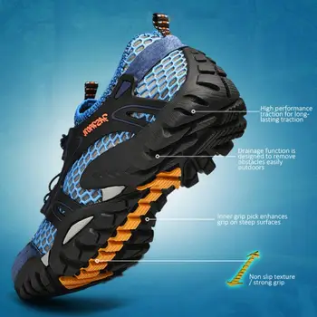 2022 Apa Pantofi Respirabil Alpinism Drumeții în Amonte Non-alunecare de Sport în aer liber Pantofi de Plajă, Înot Pantofi Desculț Adidași Pentru Bărbați Imagine 2