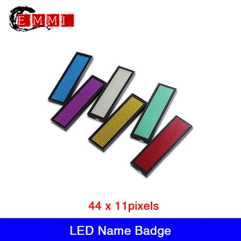 USB Reîncărcabilă Electronice Inteligente Programabile LED Numele Insigna 15 Limbi de Afișare cu LED-uri Semn Rosu/Albastru/Galben/Alb/Verde Culoare Imagine 2