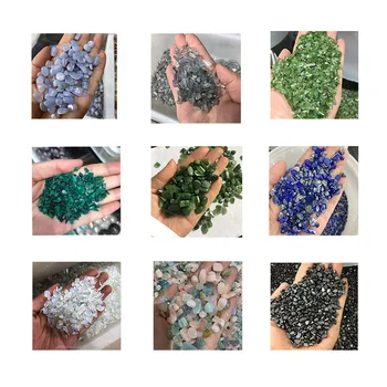 Cristalele Naturale Chips-Uri De Cuart Pietriș Reiki De Vindecare Scazut Agate Specimen Pietre Acvariu Acasă Decorare Imagine 2
