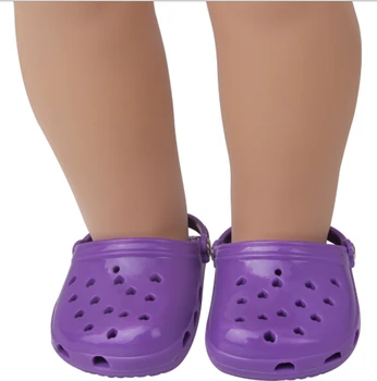 Noile Sandale Colorate Purta Pantofi se Potrivesc 17 inch 43cm Papusa Născut Baby Doll Accesorii Pentru Copil Ziua de nastere Festivalul Cadou Imagine 2