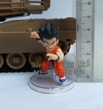 Autentic Dragon Ball Acțiune Figura Versiune Q Son Goku Vegetajv Celule Kuririn Ex Candytoy de Imprimare Model de Jucărie Imagine 2
