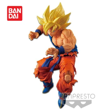 Original Banpresto Dragon Ball Super FES 12 SSJ2 Goku PVC figurina de Colectie Model de Papusa Jucării Anime Figurals Brinquedos Imagine 2