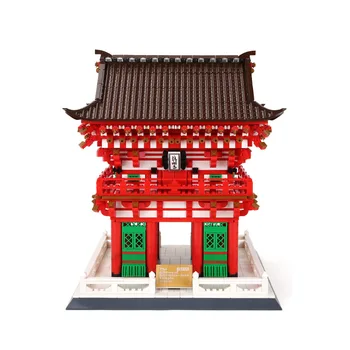 Arhitectura Model de Caramida de renume Mondial Construirea Niomon Templul Kiyomizu-dera de la Kyoto Învățământ Bloc Nio-Mon Poarta Imagine 2