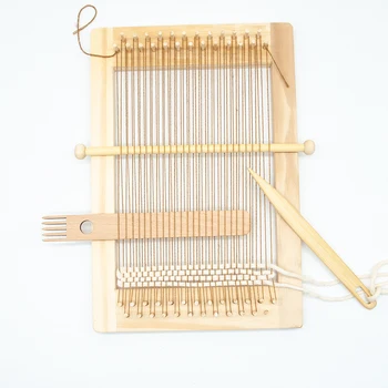 Manual DIY Zelkova de Bambus, Lemn de Tricotat Instrumente Impletite Manual Unelte Unelte de Tesut, Pentru Tapiserii, Mașini de Tricotat MMHXQ Imagine 2