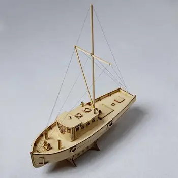 Lemn Diy Barca De Navigatie Kituri De Asamblat Modelul Navei Birou De Decor Handmade Livra Cadouri Pentru Copii Jucarii De Constructii Acasă Diy Sailb Q1c4 Imagine 2