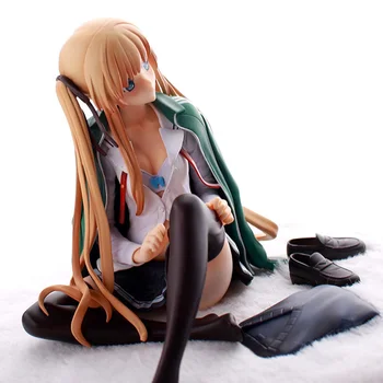 12cm Anime Cum de a ridica o plictisitoare Figura Uniforme Kasumi ga Oka Uta PVC figurina de Colectie model jucării copil cadou Imagine 2