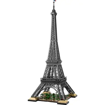 2022 NOI ICOANE de 1,5 M cel mai Inalt Turn Eiffel 10307 10001pcs PARIS celebra arhitectura Blocuri Caramizi Jucării Pentru Adulți Cadou Imagine 2