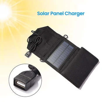 SUNYIMA 10W Panou Solar Incarcator Solar Pliabil Placa de 5V USB Portabil de Celule Solare Încărcător pentru Bateria Telefonului în aer liber rezistent la apa Imagine 2