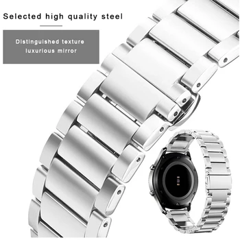 Metal Curea de mână Pentru Huawei Watch GT2 2 46MM 42MM Ceasul Inteligent Bandă din Oțel Inoxidabil de Înlocuire Brățară Pentru Ceas GT2 GT 2E 2 E Imagine 2