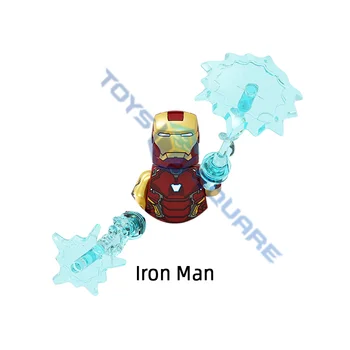Patriot Iron Man, Captain America Deadpool Hawkeye Hulk Rocket Raccoon Loki Model Blocuri MOC Cărămizi Set Cadouri Jucarii Imagine 2