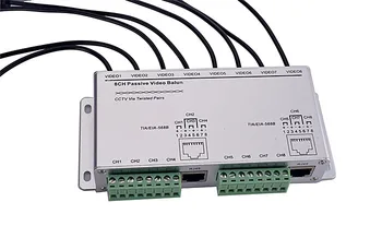 8CH HD CVI/TVI/AHD Receptor Pasiv 8Channels Video Balun Adaptor Transmițător BNC pentru cablu UTP Cat5/5e/6 Cablu 720P 1080P Imagine 2