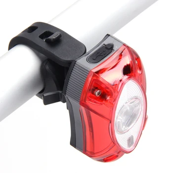 Spate Biciclete de Munte Biciclete Lumina 3W Reincarcabila USB rezistent la apa Stop Bicicleta MTB Avertizare de Siguranță Biciclete Lumina Lămpii Imagine 2