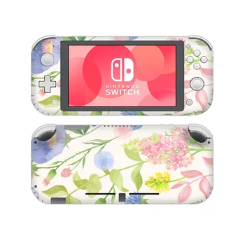 Fluture frumos Cer Kawaii Drăguț Roz Nor Protector Piele Autocolant Pentru Nintendo Comutator Lite Flori NS Autocolante Fata Imagine 2