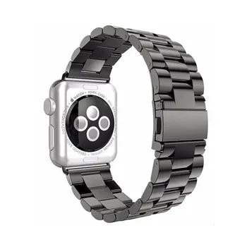 Din oțel inoxidabil, curea din metal Pentru Apple Watch 40mm 44mm 38mm 42mm moda trupa pentru Apple Watch seria 7 6 5 4 3 2 1 Ceas brățară Imagine 2