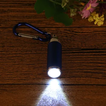 Mini Flashilight Lanterna Carabină Breloc Cârlig Lampa Felinar Portabil Lanterna LED-uri Lumina Breloc în aer liber Instrument de Lampa Camping Imagine 2