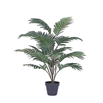 70cm 21Heads Mari de Palmier Artificial Plante Tropicale Mătase Frunze de Palmier Faux Monstera Buchet Fals Palma pentru Home Decor Bonsai Imagine 2