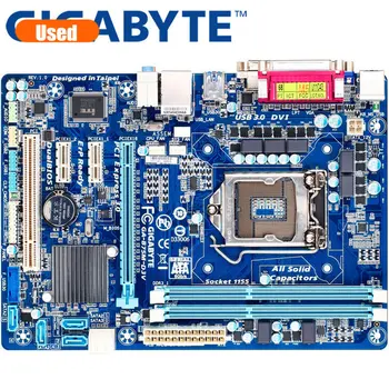 Folosit GIGABYTE GA-B75M-D3V Placa de baza Desktop B75 Socket LGA 1155 i3 i5 i7, DDR3 32G Micro ATX Imagine 2