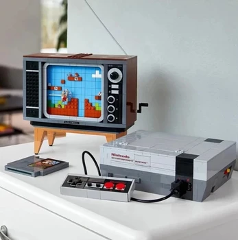 Super NES Nintendo Entertainment System Model Compatibil 71374 Bloc Caramida de Asamblare TV de Joc Jucarii pentru Copii cadouri de craciun Imagine 2