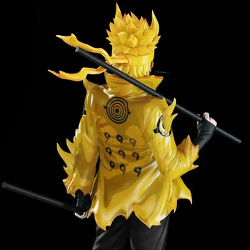 Naruto Sasuke Uchiha Sase cai Naruto Anime Figura PVC Cifrele de Acțiune Statuie de Colectie, Model Figurina Papusa Decor Jucarie Cadou Imagine 2