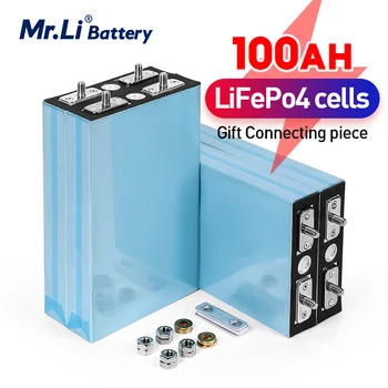 Domnul Li 3.2 V 100Ah LiFePO4 baterie Litiu fosfat de fier celule 12V 24V 48V 100Ah baterii solare EV RV pack UE NE TAX FREE Imagine 2
