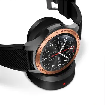 Din Oțel inoxidabil Acoperire Pentru Samsung Galaxy Watch 46MM/42mm/de viteze s3 frontieră/gear S2 Clasic SM-R732 Bezel Inel Adeziv caz Imagine 2