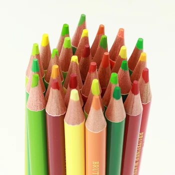 Brutfuner 48/120/260/520 Ulei De Lemn Creioane Colorate 150/180 Acuarelă, Creioane De Desen Creion Pentru Schita Școală De Artă Imagine 2