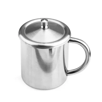 Bucătărie Drinkware Accesorii din Oțel Inoxidabil de Scurgere dovada dust Bowl Cupă Capacul 2pc/lot Imagine 2