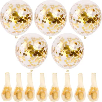30pcs Aur Confetti Baloane Set Metalic Chrome ballon Petrecere de Aniversare de Nunta de Decorare a Aniversare Globos Copil de Dus Balon Imagine 2