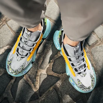 Pantofi barbati Adidasi Barbat casual Mens Pantofi de tenis pantofi de Lux, Trainer Cursa Respirabil Pantofi de moda mocasini Pantofi sport pentru barbati Imagine 2