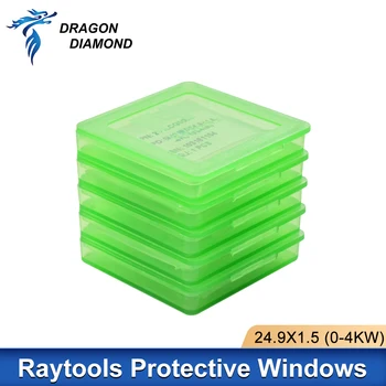 Originale 5 Buc Raytools de Protecție Windows Focalizare 27.9*4.1 mm 24.9*1.5 mm Pentru Raytools Fibre Laser de Cap BT240S BM109 BM114S Imagine 2