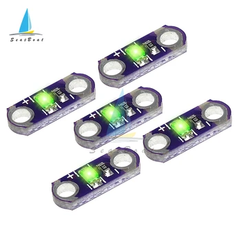 10buc Mini LilyPad Modul LED SMD LED-uri Echipamente Lumină Modul 3V-5V 40MA Pentru Arduino Rosu/Albastru/Alb/Verde/Galben Imagine 2