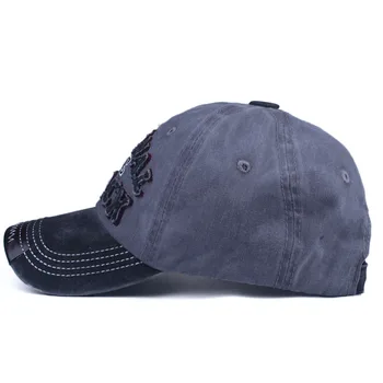 Xthree fierbinte retro șapcă de baseball montate cap snapback hat pentru barbati femei gorras casual casquette Scrisoare broderie capac negru Imagine 2