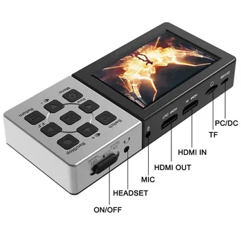 Ezcap 273 HD 1080P Video Recorder Caseta de Joc Portabile de Captare Cutie cu 3,5 Inch LCD Ecran 1080P 60fps Jocul Dispozitivul de Captare Imagine 2