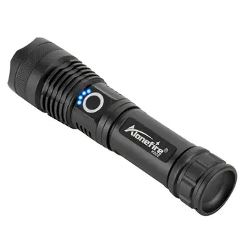 AloneFire H002 XHP50 Lanterna LED-uri Convoi Obiectiv Puternic Acumulator 26650 Tactice LED Flash de Lumină Rotativ Zoom Lanterna LED-uri Imagine 2