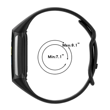 Pentru Fitbit charge 5 curea silicon brățară de înlocuire oficial curea sport bratara correa pentru fitbit charge5 accesorii Imagine 2