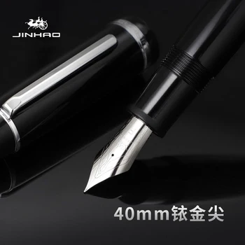 De înaltă Calitate JinHao X159 Stilou Acrilice Stilou cu Cerneală de Spin Convertor de Umplere EF F Peniță de Afaceri Papetărie, Rechizite de Birou Imagine 2