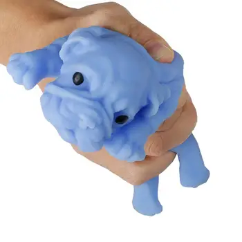 Moale Drăguț Realist Silicon Bulldog Moale Animale de Stres Scuti Copiii de Adult Animal de Jucărie de câine de Jucărie Imagine 2