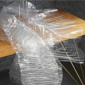 Noi Cutat TPU Material PVC Transparent rezistent la apa DIY Pelerina de ploaie Canadiană Saci de Decor Plastic Designer de Haine Tesatura Imagine 2