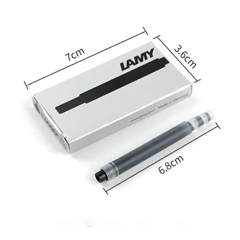Negru T10 Unică folosință Stilou Cerneală 5Pcs/Cutie Pentru LAMY Lingmei Pen Non-carbon Înlocui Refill Dropshipping Imagine 2