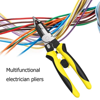 Electrician Clește Nas Lung Clește Instrumente Cablu Cutter Clește De Cablu Repararea Manuală, Instrumente Pentru Dezizolat Sârmă Tăietori De Cablu